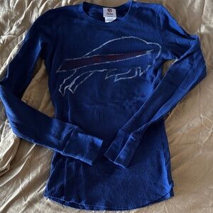NFL Women's Blue Buffalo Bills Thermal Top